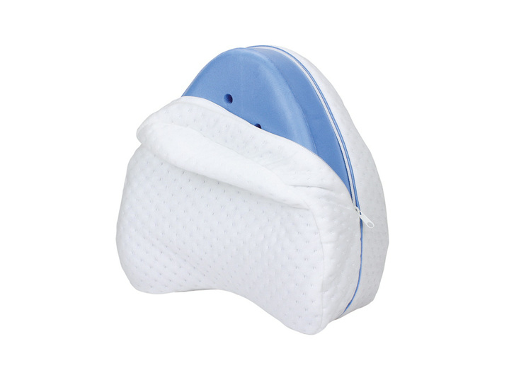 - Dreamolino Leg Pillow - Komfort für Seitenschläfer auf höchstem Niveau, in Größe 100 (Kniekissen Leg Pillow) bis 300 (Kissenbezüge, 2er-Set), in Farbe WEISS Ansicht 1