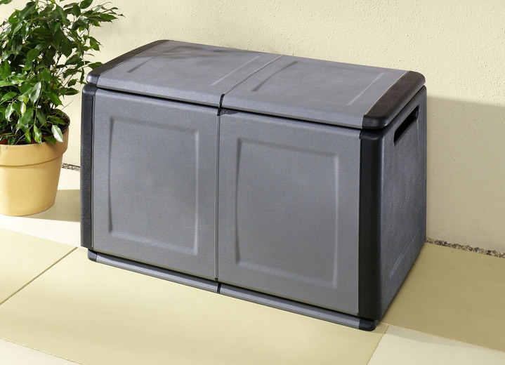 Gartenmöbel - Gartenboxen aus robustem Polypropylen Ansicht 4 Gartenmöbel - Gartenboxen aus robustem Polypropylen, in Farbe BEIGE, in Ausführung klein Ansicht 4