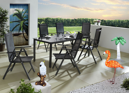 Möbelserie Miami aus wetterbeständigem Aluminium