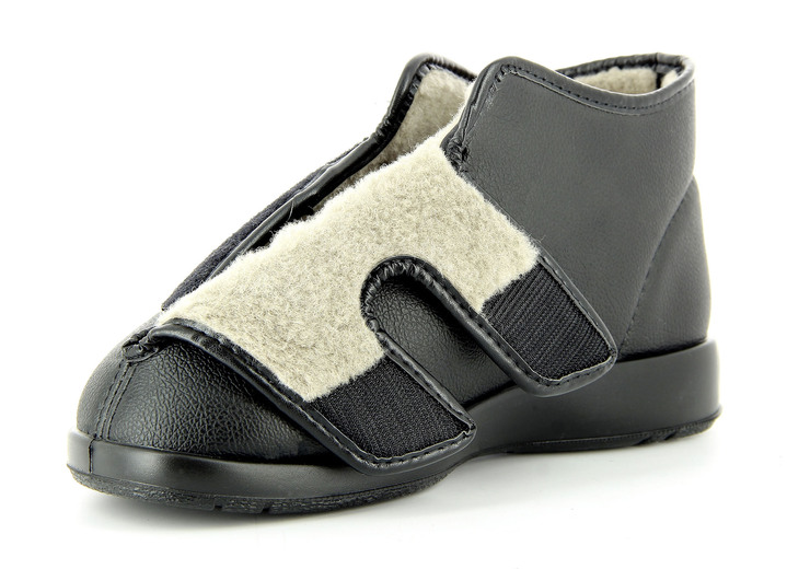 Gesundheitsschuhe - Florett Klettschuh für Damen und Herren Ansicht 3 Gesundheitsschuhe - Florett Klettschuh für Damen und Herren, in Größe 037 bis 047, in Farbe SCHWARZ, in Ausführung Innenfutter 100% Baumwolle Ansicht 3