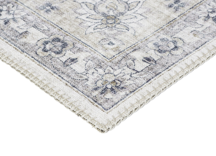 Klassisch - Pflegeleichte, gewebte Brücken und Teppiche, in Größe 113 (Brücke, 80x150 cm) bis 301 (Teppich, ø 100 cm), in Farbe BEIGE Ansicht 4