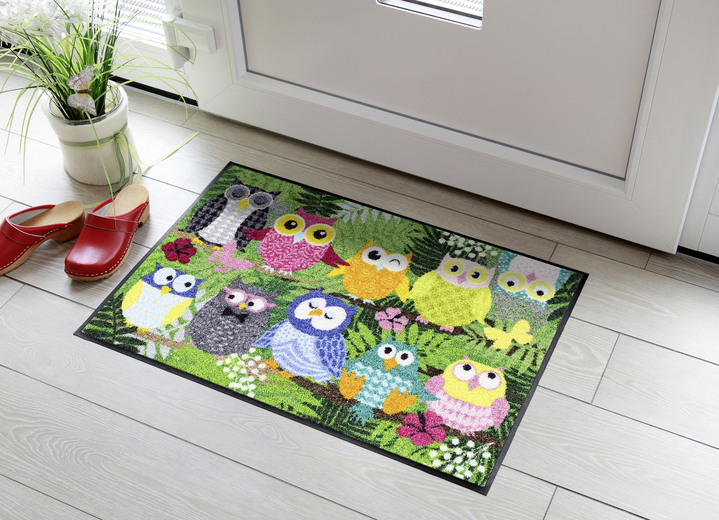 Fußmatten - Fußmatte mit Eulen-Motiv Ansicht 3 Fußmatten - Fußmatte mit Eulen-Motiv, in Farbe BUNT Ansicht 3