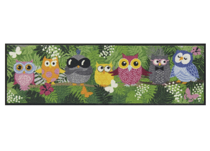 Fußmatten - Fußmatte mit Eulen-Motiv Ansicht 2 Fußmatten - Fußmatte mit Eulen-Motiv, in Farbe BUNT Ansicht 2