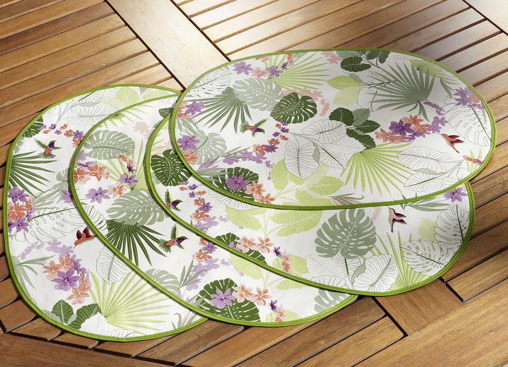 SALE % - Pflegeleichte Wachstuch-Tischdecke, in Größe 108 (Mitteldecke, 80x 80 cm) bis 200 (Platzset, 4-teilig, 47x 34 cm), in Farbe BUNT Ansicht 1