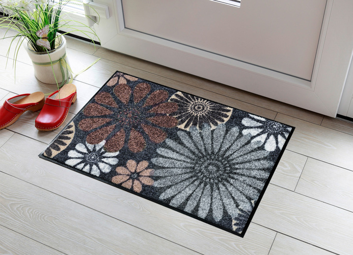 Fußmatten - Fußmatte Mandala-Blüte aus dem Hause Salonloewe, in Farbe BUNT
