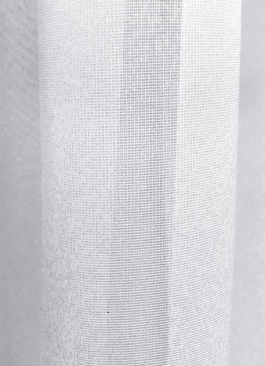 Modern - Leicht transparenter Store mit Automatikfaltenband, in Größe 140 (120x300 cm) bis 315 (295x450 cm), in Farbe WEISS Ansicht 2