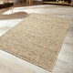 Modern - Handgewebte Brücken und Teppiche aus Schurwolle, in Größe 103 (Brücke, 60x 90 cm) bis 299 (Teppich, 290x390 cm), in Farbe SAND – Farbe NATUR – Ansicht 1