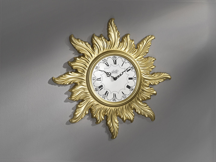 - Beeindruckenden Wanduhr mit Quarzwerk, in Farbe GOLD