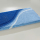 Badgarnituren - Badgarnitur mit rutschhemmender Latex-Rückseite, in Größe 100 (Vorleger halbrund, 50x 80 cm) bis 112 (WC-Deckelbezug, 47x 50 cm), in Farbe BLAU