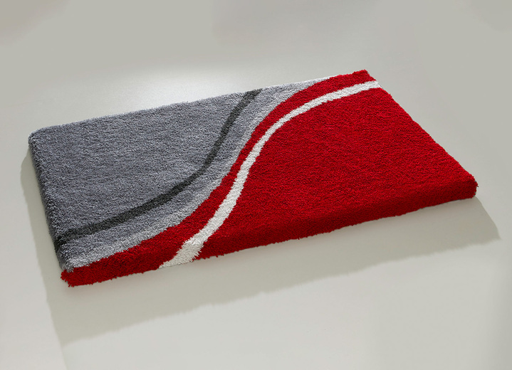 Badgarnituren - Badgarnitur mit rutschhemmender Latex-Rückseite, in Größe 100 (Vorleger halbrund, 50x 80 cm) bis 112 (WC-Deckelbezug, 47x 50 cm), in Farbe BLAU Ansicht 4