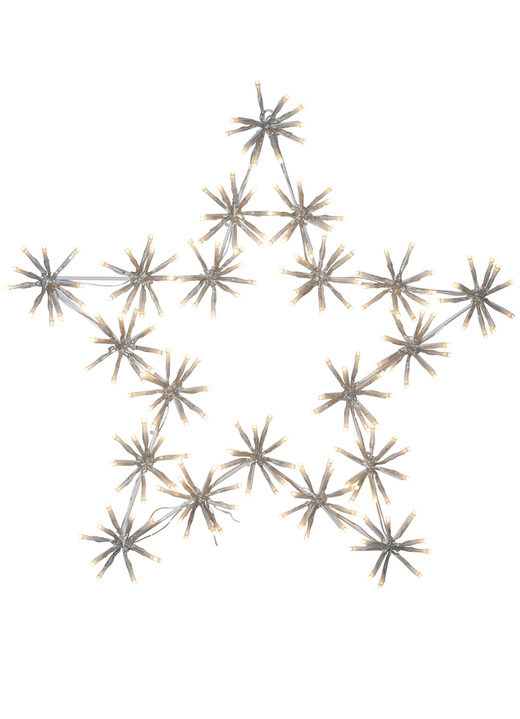 - LED-Silhouette Stern, in Farbe WEISS Ansicht 2