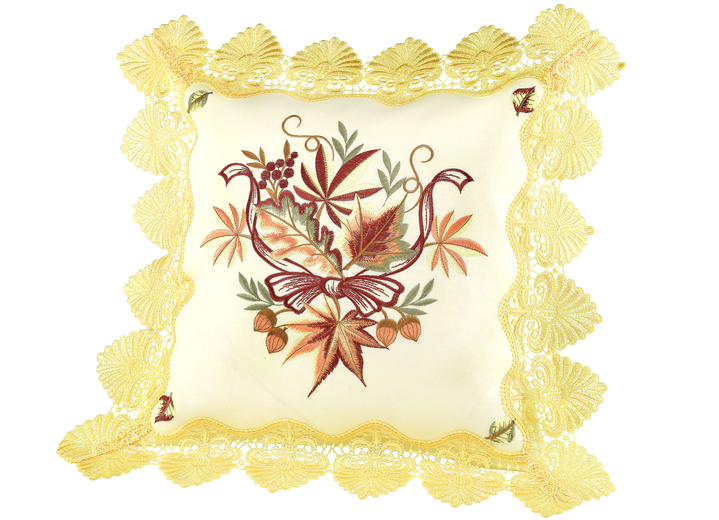 - Tisch- und Raumdekoration, in Größe 101 (Deckchen, 35x 50 cm) bis 404 (Kissenbezug, 40x 40 cm), in Farbe SEKT-BUNT Ansicht 3