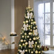 - Hochwertiger Weihnachtsbaumschmuck, in Farbe GOLD-CREME, in Ausführung Weihnachtsbaumkugeln, 4er-Set – Farbe GOLD-CREME – Ansicht 1