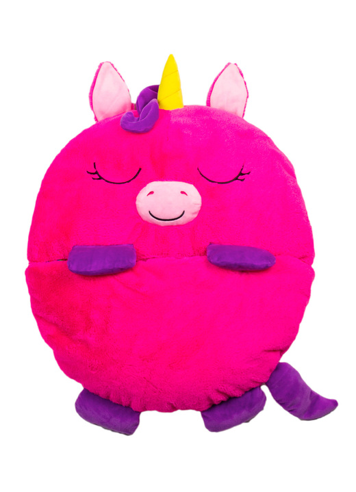 Aus der TV-Werbung - Happy Nappers Kuschelschlafsack, in Farbe BUNT, in Ausführung Einhorn, pink, Grösse L (76x168 cm) Ansicht 1