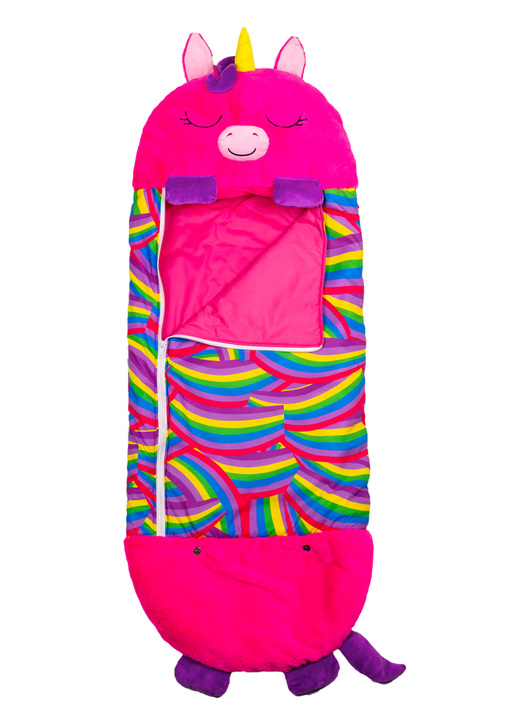 Aus der TV-Werbung - Kuschelschlafsack Happy Nappers , in Farbe BUNT, in Ausführung Einhorn, pink, Grösse M (51x137 cm) Ansicht 3