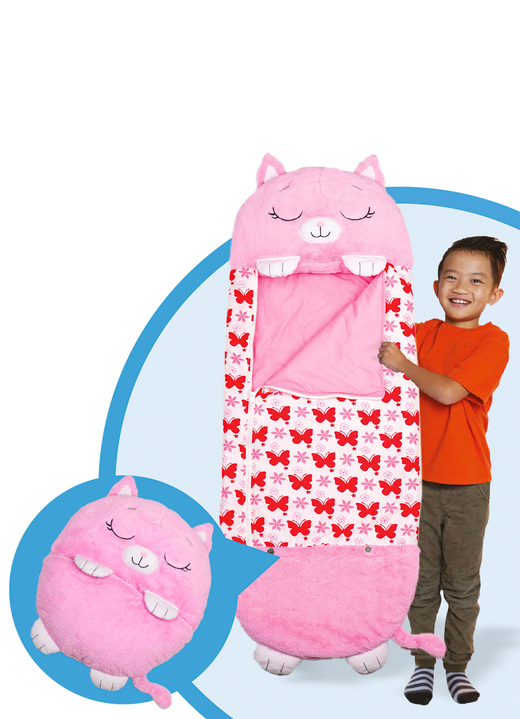 Aus der TV-Werbung - Kuschelschlafsack Happy Nappers , in Farbe BUNT, in Ausführung Einhorn, pink, Grösse M (51x137 cm) Ansicht 12