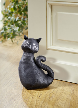 Türstopper in Form einer Katze