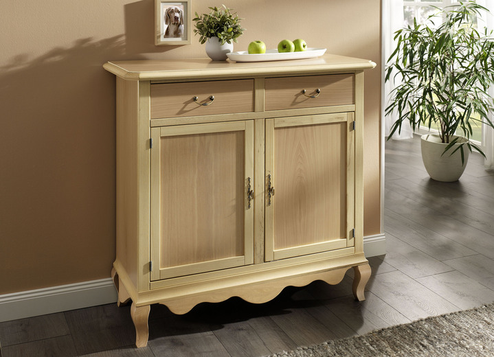 - Hochwertige Möbelserie mit Metallgriffen, in Farbe NATUR, in Ausführung Bücherschrank, 2-türig Ansicht 3