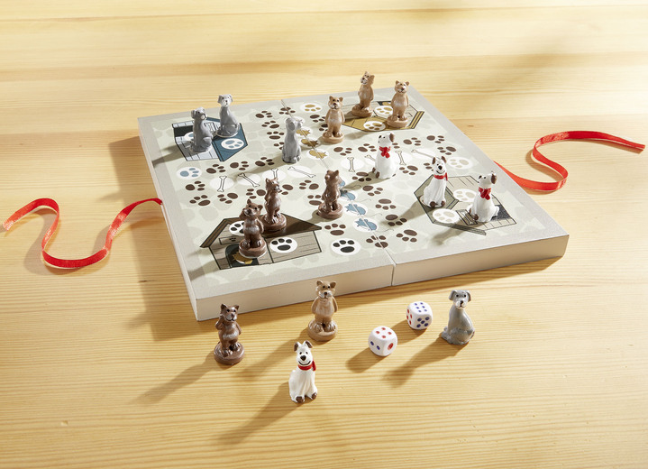 - Brettspiel mit detailreichen Figuren, in Farbe BRAUN-GRAU Ansicht 1