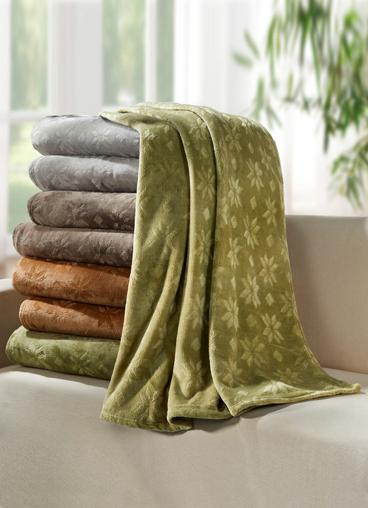 - Superweiche Schlafdecke aus Fleece, in Farbe GRÜN