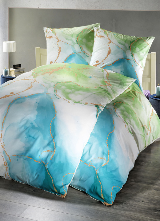 Bettwäschegarnituren - Soft-Renforcé Bettwäsche-Garnitur von Florella, in Größe 111 (40x80 cm + 135x200 cm) bis 115 (80x80 cm + 155x220 cm), in Farbe HIMBEERE Ansicht 4