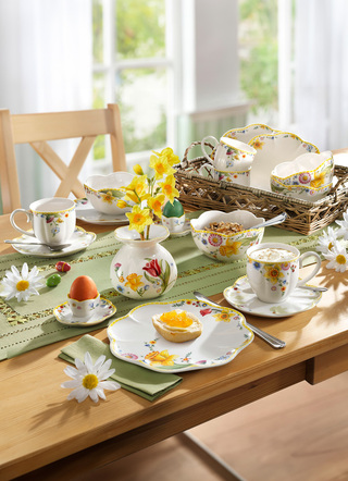 Geschirr - Porzellan-Serie Spring Awakening von Villeroy & Boch, in Farbe WEISS, in Ausführung Eierbecher – Farbe WEISS – Ansicht 