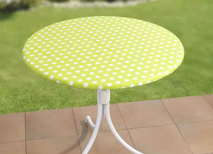 Tischdecken - Abwaschbare Spann-Tischdecke, in Farbe GRÜN Ansicht 1
