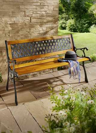 Gartenmöbel - Parkbank Royal, in Farbe NATUR