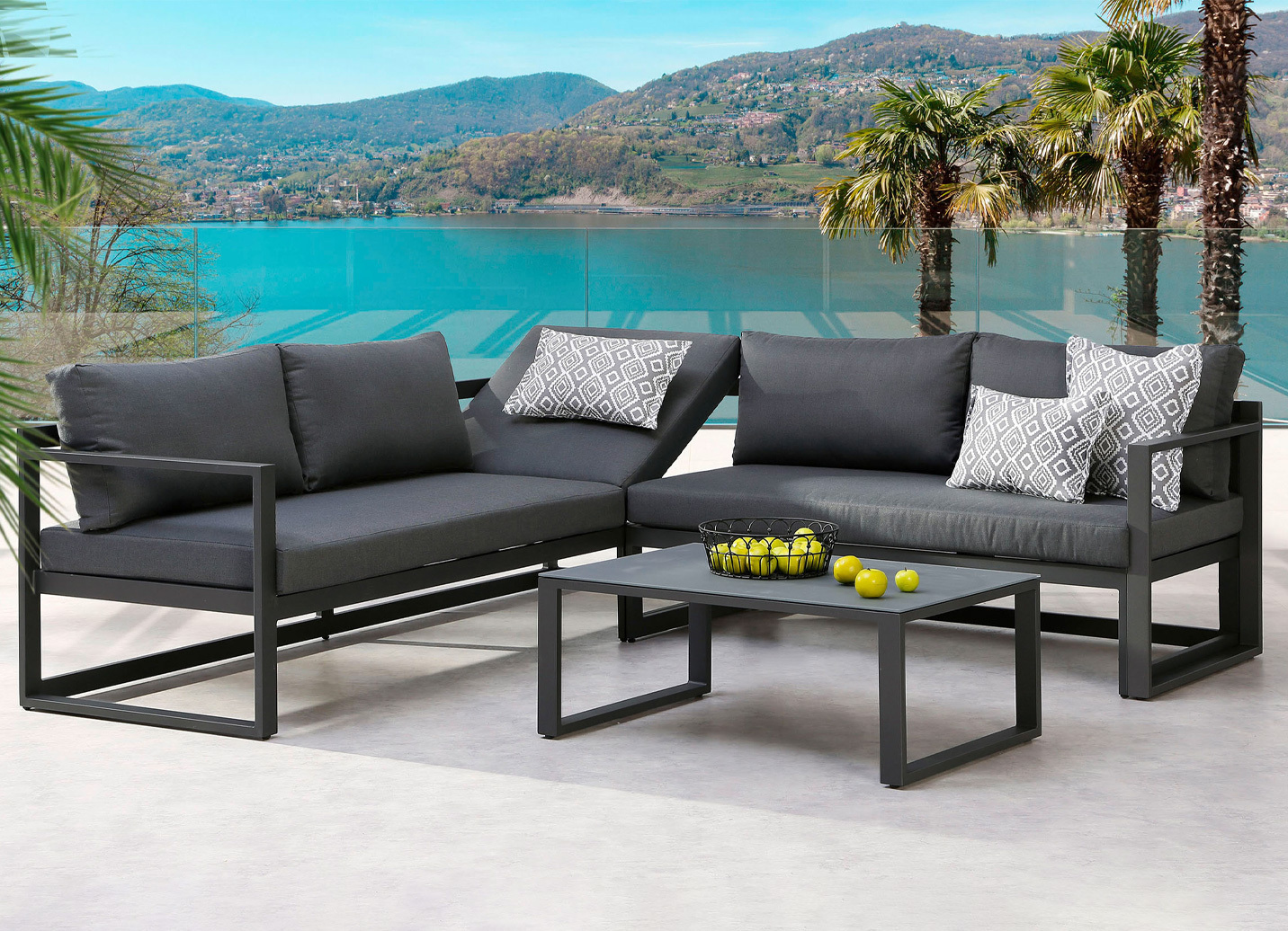 Loungegarnitur Rhodos von Best Freizeitmöbel - Gartenmöbel | BADER