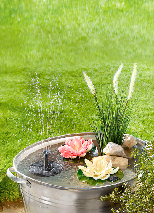 - Solar-Brunnen-Set für Brunnen und Teiche, in Farbe BUNT Ansicht 3