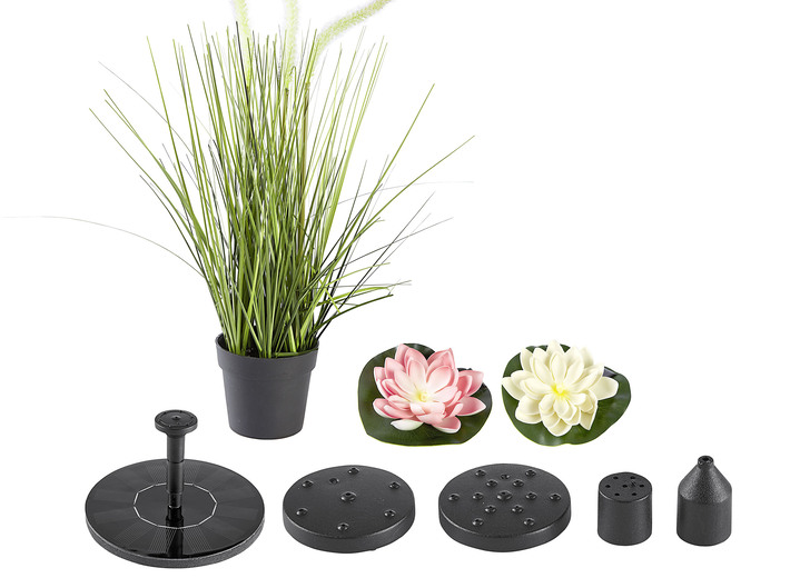 - Solar-Brunnen-Set für Brunnen und Teiche, in Farbe BUNT Ansicht 2