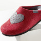 Hausschuhe - Hausschuh mit Obermaterial aus Wollfilz – Farbe ROT – Ansicht 1 Hausschuhe - Hausschuh mit Obermaterial aus Wollfilz, in Größe 036 bis 042, in Farbe ROT – Farbe ROT – Ansicht 1