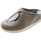 Weihnachtliche Geschenkideen - Wollfilz Hausschuh – Farbe BEIGE – Ansicht 1 Weihnachtliche Geschenkideen - Wollfilz Hausschuh, in Größe 036 bis 042, in Farbe WINTERWEISS – Farbe BEIGE – Ansicht 1
