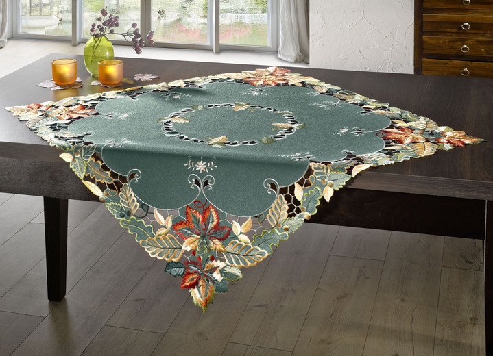 Tischdecken - Herbstliche Tisch- und Raumdekoration, in Größe 101 (Deckchen, 35/ 50 cm) bis 404 (Kissenbezug, 40/ 40 cm), in Farbe TERRA Ansicht 9