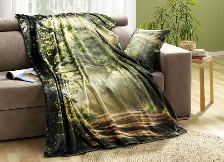 - Kissenbezug mit naturnah dessinierter Vorderseite, in Farbe BUNT Ansicht 2