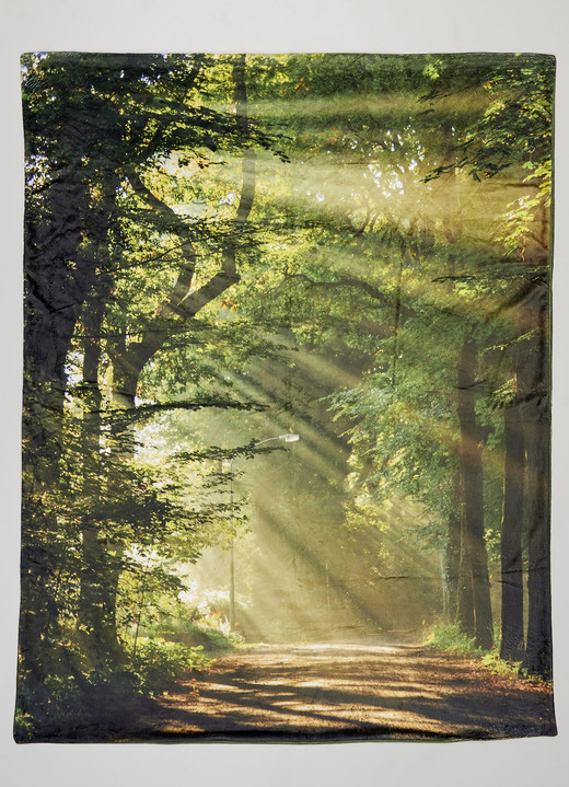 Decken - Wohndecke, digitalbedruckt, in Größe 205 (130x170 cm) bis 215 (150x200 cm), in Farbe BUNT Ansicht 1