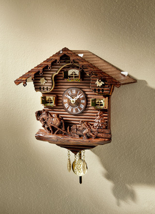 Kuckucksuhr aus Holz
