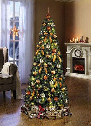 Festlicher Weihnachtsbaumschmuck