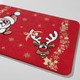 - Weihnachtliche Fußmatte mit Latex-Rückseite, in Größe 100 (40x60 cm) bis 103 (50x70 cm), in Farbe ROT – Farbe ROT – Ansicht 2