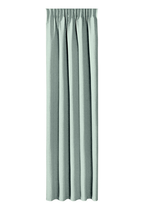 Klassisch - Energiespar-Verdunkelungsschals, in Größe 364 (H145xB135 cm) bis 464 (H245xB270 cm), in Farbe GRÜN, in Ausführung Schlaufen Ansicht 1