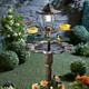 Gartendekoration - Solar-Vogelbad, in Farbe GOLD-SCHWARZ – Farbe GOLD-SCHWARZ – Ansicht 1