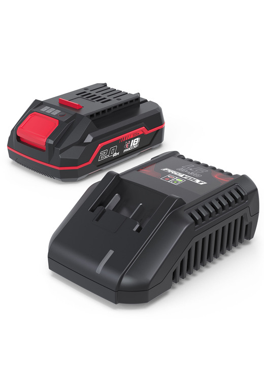 Gartenpflege - Garten-Akkusystem Starterkit (Ladegerät & Akku), in Farbe SCHWARZ Ansicht 4