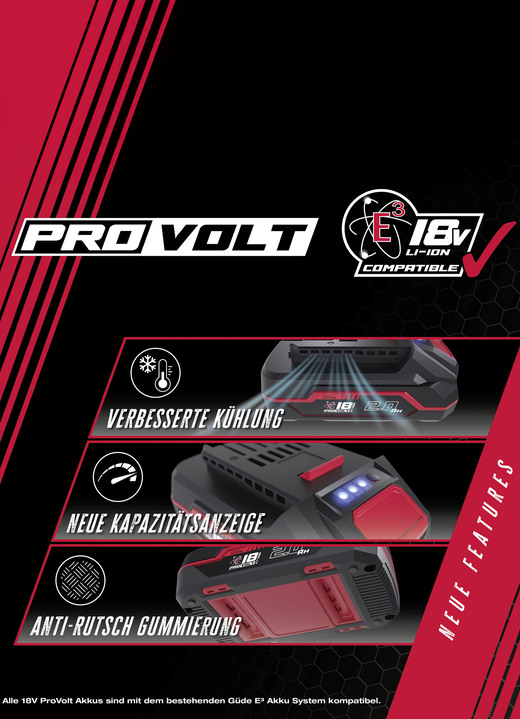 Gartenpflege - Garten-Akkusystem Starterkit (Ladegerät & Akku), in Farbe SCHWARZ Ansicht 7