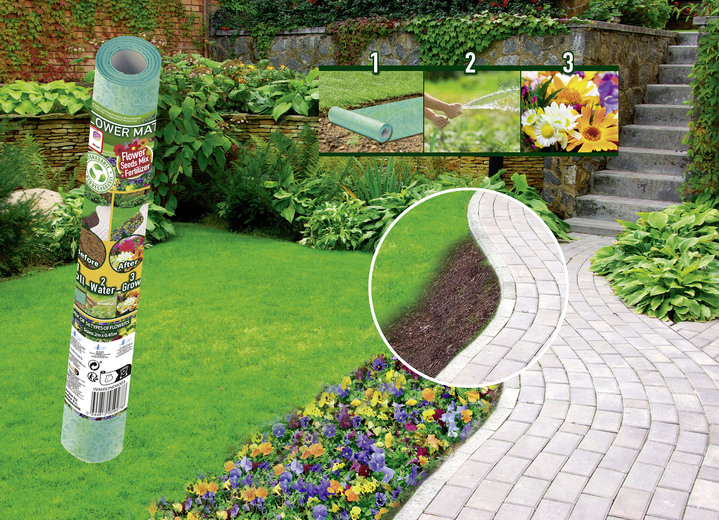 Gartenpflege - Starlyf Blumensamen-Matte, in Farbe GRÜN Ansicht 1