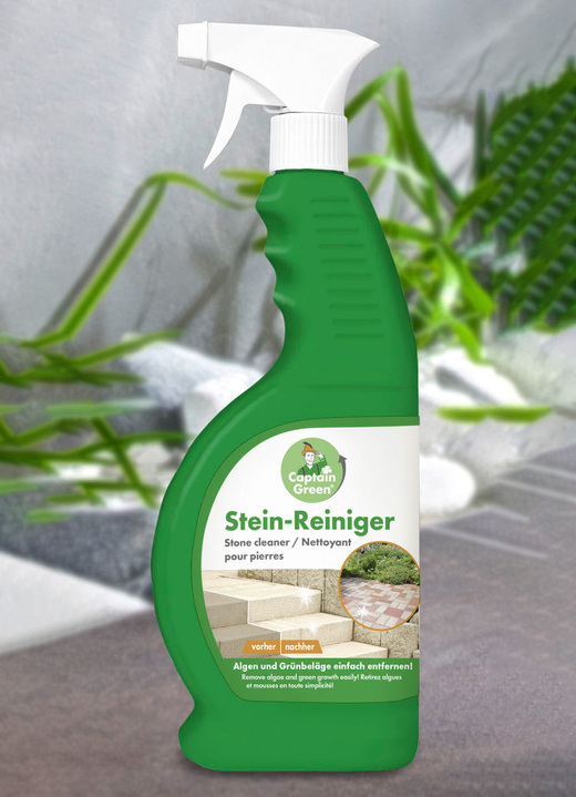 Reinigungshelfer & Reinigungsmittel - Steinreiniger, 650 ml, von Captain Green, in Farbe GRÜN Ansicht 1