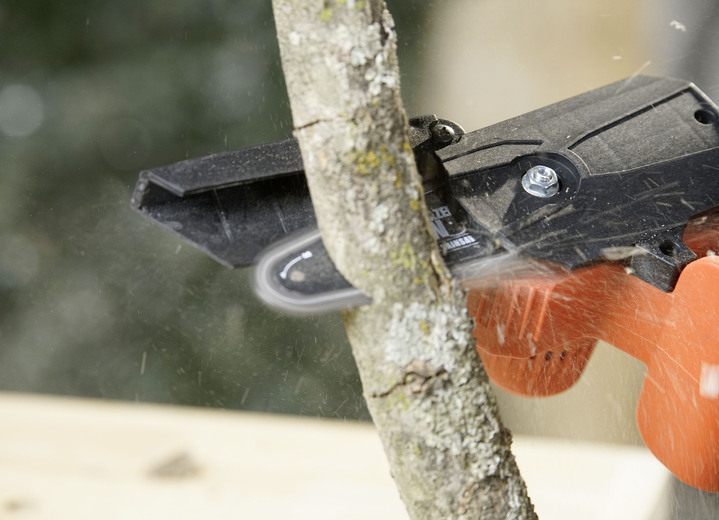 Gartenpflege - Mini-Kettensäge Rotorazer, in Farbe SCHWARZ Ansicht 3