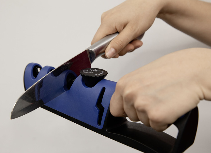 Haushaltshelfer - Livington Blade Star: Schärfen, schneiden und polieren in Sekunden Ansicht 5 Haushaltshelfer - Livington Blade Star: Schärfen, schneiden und polieren in Sekunden, in Farbe BLAU Ansicht 5