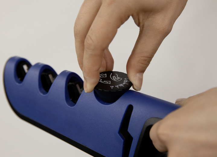 Haushaltshelfer - Livington Blade Star: Schärfen, schneiden und polieren in Sekunden Ansicht 6 Haushaltshelfer - Livington Blade Star: Schärfen, schneiden und polieren in Sekunden, in Farbe BLAU Ansicht 6