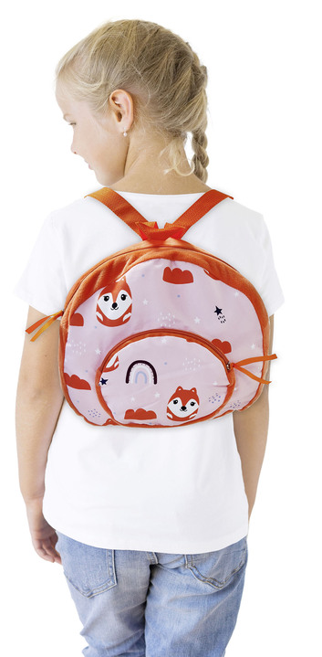 - Kuschelrucksack 3in1, in Farbe BUNT, in Ausführung Fuchs Ansicht 1