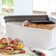 Backen - Tupperware BreadSmart Brotbehälter – Farbe WEISS-SCHWARZ – Ansicht 3 Backen - Tupperware BreadSmart Brotbehälter, in Farbe WEISS-SCHWARZ, in Ausführung BreadSmart Junior – Farbe WEISS-SCHWARZ – Ansicht 3